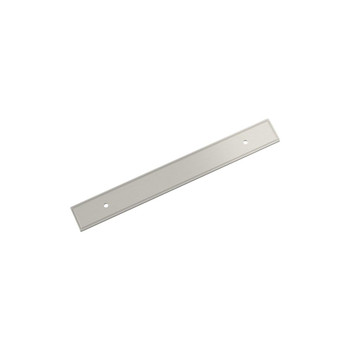 Amerock, Thoreau, 6 5/16" (160mm) Pull Backplate, Satin Nickel Amerock, Thoreau, 6 5/16" (160mm) Pull Backplate, Satin Nickel