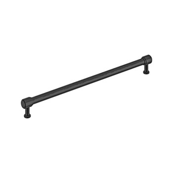 Amerock, Fairfax, 18" Straight Appliance Pull, Matte Black