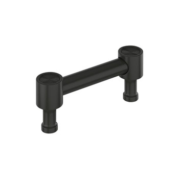 Amerock, Dupont Circle, 3" (76mm) Straight Pull, Matte Black