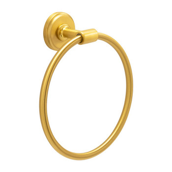 Belwith Hickory, Piper, Towel Ring, Brushed Golden Brass