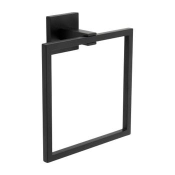 Belwith Hickory, Skylight, Towel Ring, Matte Black