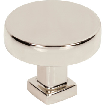 Jeffrey Alexander, Ogden, 1 3/8" Round Knob, Polished Nickel