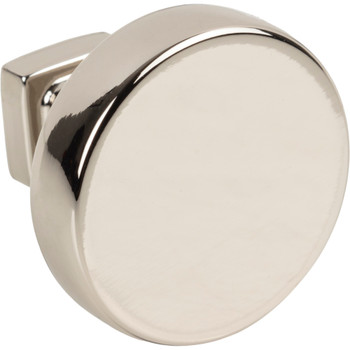 Jeffrey Alexander, Ogden, 1 3/8" Round Knob, Polished Nickel - image 2