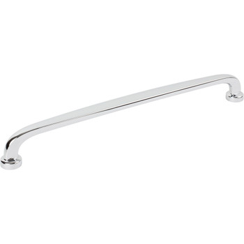 Jeffrey Alexander, Weser, 12" (305mm) Curved Appliance Pull, Polished Chrome