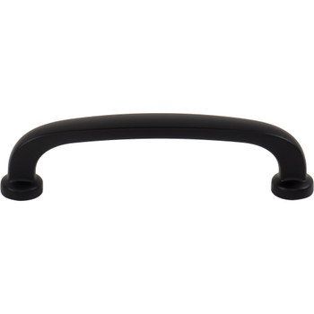 Jeffrey Alexander, Weser, 3 3/4" (96mm) Curved Pull, Matte Black - image 2