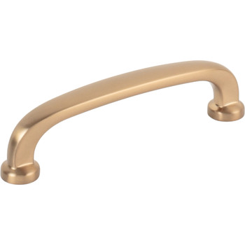 Jeffrey Alexander, Weser, 3 3/4" (96mm) Curved Pull, Satin Bronze