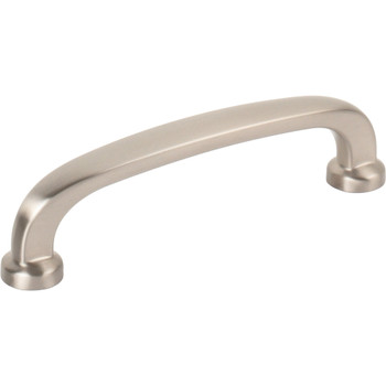 Jeffrey Alexander, Weser, 3 3/4" (96mm) Curved Pull, Satin Nickel