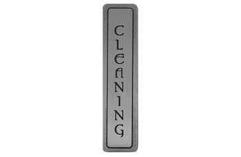 Notting Hill, Kitchen ID, CLEANING, 3" Straight Pull, Antique Pewter, Vertical