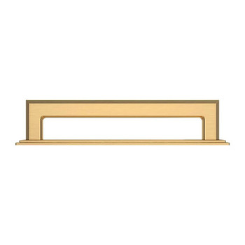 Baldwin, 10" Transitional Backplate, Satin Brass - image 2