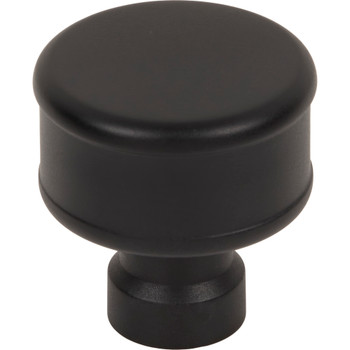 Top Knobs, Pemberton, Lavington, 1 1/4" Round Knob, Flat Black