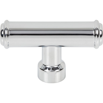 Top Knobs, Pemberton, Lavington, 2 1/4" T-Knob, Polished Chrome