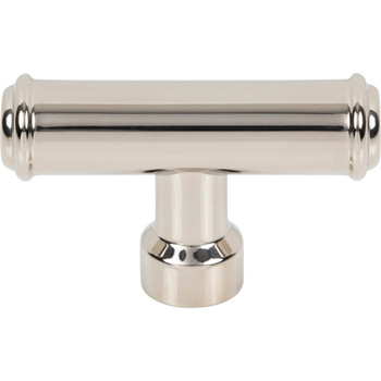 Top Knobs, Pemberton, Lavington, 2 1/4" T-Knob, Polished Nickel