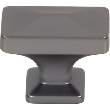 Top Knobs, Pemberton, Califon, 1 1/4" Square Knob, Ash Gray