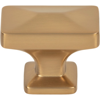 Top Knobs, Pemberton, Califon, 1 1/4" Square Knob, Honey Bronze