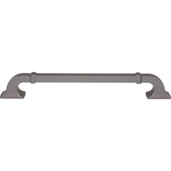 Top Knobs, Pemberton, Califon, 18" Curved Appliance Pull, Ash Gray