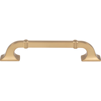 Top Knobs, Pemberton, Califon, 5 1/16" (128mm) Curved Pull, Honey Bronze