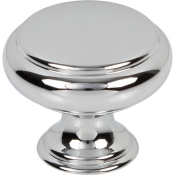 Top Knobs, Pemberton, Bayridge, 1 1/4" Round Knob, Polished Chrome