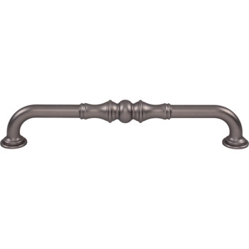 Top Knobs, Pemberton, Bayridge, 12" (305mm) Curved Appliance Pull, Ash Gray