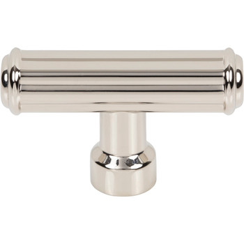 Top Knobs, Pemberton, Pemberton, 2 1/4" T-Knob, Polished Nickel