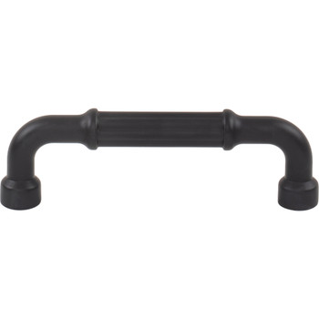 Top Knobs, Pemberton, Pemberton, 3 3/4" (96mm) Straight Pull, Flat Black