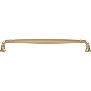 Atlas Homewares, Lanehurst, 8 13/16" (224mm) Curved Pull, Warm Brass