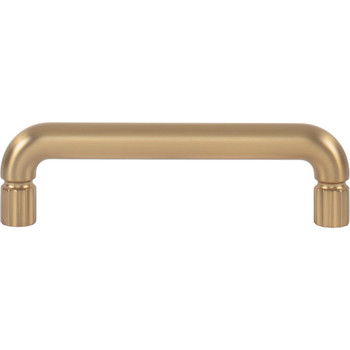 Atlas Homewares, Amplify, 3 3/4" (96mm) Curved Pull, Warm Brass