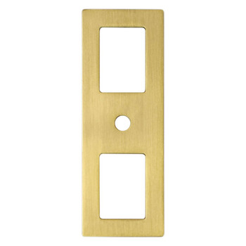 Berenson, Statler, 2 15/16" Knob Backplate Modern Brushed Gold