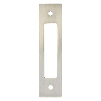 Berenson, Statler, 3 3/4" (96mm) Pull Backplate, Brushed Nickel