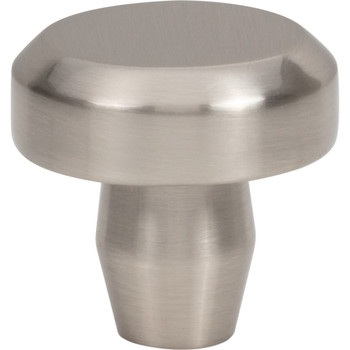 Atlas Homewares, Lannis, 1 1/4" (32mm) Round Knob, Brushed Nickel