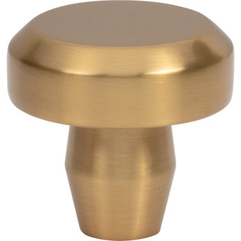 Atlas Homewares, Lannis, 1 1/4" (32mm) Round Knob, Warm Bras