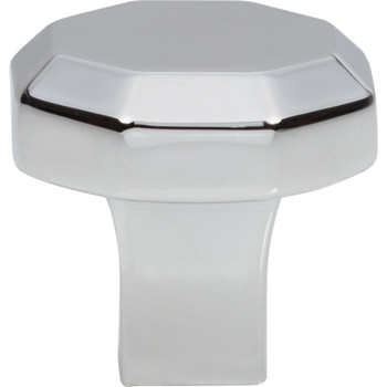 Atlas Homewares, Fielding, 1 1/4" (32mm) Round Knob, Polished Chrome