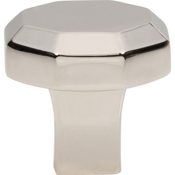 Atlas Homewares, Fielding, 1 1/4" (32mm) Round Knob, Polished Nickel