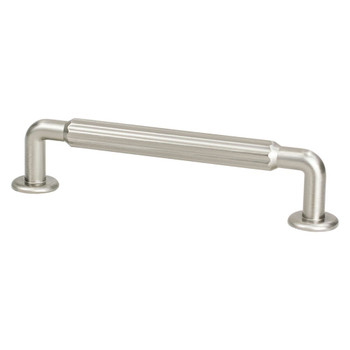 Berenson, Cannelee, 5 1/16" (128mm) Straight Pull, Brushed Nickel