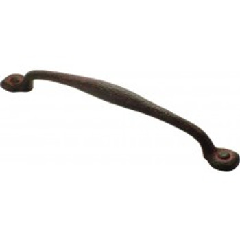 Belwith Hickory, Refined Rustic, 12" (305mm) Appliance Pull, Rustic Iron