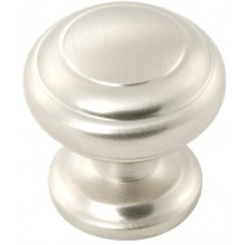 Belwith Hickory, Zephyr, 1 1/4" Round Knob, Stainless Steel