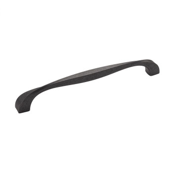 Belwith Hickory, Twist, 7 9/16" (192mm) Straight Pull, Black Iron