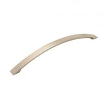 Belwith Hickory, Rotterdam, 8" Curved Pull, Polished Nickel