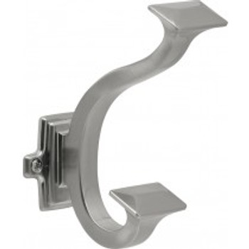 Belwith Hickory, Bungalow, 5" Length Hook, Satin Nickel