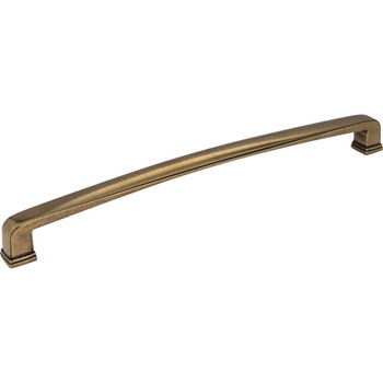 Jeffrey Alexander, Milan 1, 12" (305mm) Appliance Pull, Distressed Antique Brass