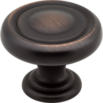 Jeffrey Alexander, Bremen 1, 1 1/4" Round Knob, Brushed Oil Rubbed Bronze