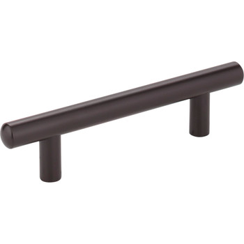 Jeffrey Alexander, Key Largo, 3 3/4" (96mm) 6" Total Length Bar Pull, Dark Bronze