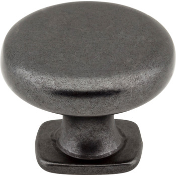 Jeffrey Alexander, Belcastel 1, 1 3/8" Round Knob, Gunmetal- alternate view