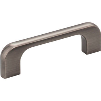 Jeffrey Alexander, Alvar, 3" Straight Pull, Brushed Pewter