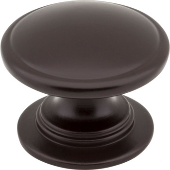 Jeffrey Alexander, Durham, 1 1/4" Round Knob, Dark Bronze