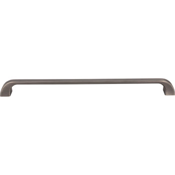 Jeffrey Alexander, Marlo, 12" (305mm) Curved Pull, Brushed Pewter - alternate view