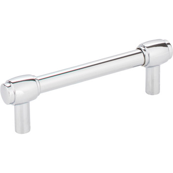 Jeffrey Alexander, Hayworth, 3 3/4" (96mm) Bar Pull, Polished Chrome