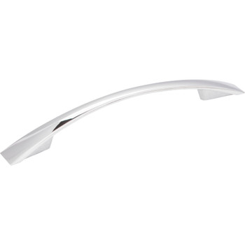 Jeffrey Alexander, Regan, 5 1/16" (128mm) Curved Pull, Polished Chrome