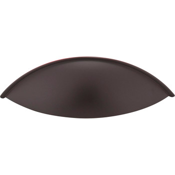 Jeffrey Alexander, Bordeaux, 3 3/4" (96mm) Cup Pull, Dark Bronze - alternate view