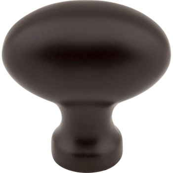 Jeffrey Alexander, Lyon, 1 9/16" Oval Knob, Dark Bronze - alternate view