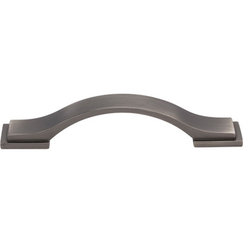 Jeffrey Alexander, Mirada, 3 3/4" (96mm) Curved Pull, Brushed Pewter - alternate view